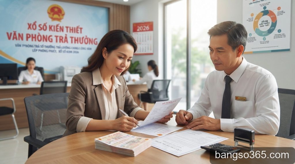 Hướng dẫn chi tiết quy trình nhận thưởng xổ số kiến thiết năm 2026